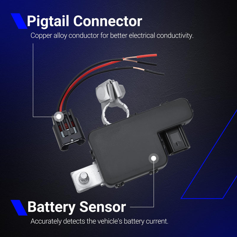 [Australia - AusPower] - 38920-T2A-A04 Car Battery Sensor Battery Terminal with Pigtail Connector for 2013-2017 Honda Accord / 2014-2020 RLX Replaces# 38920T2AA04, 38920-T2A-A02, 38920-T2A-A03, 38920-TY2-A01 