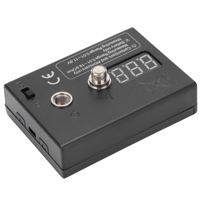 [Australia - AusPower] - Digital Coil Resistance Tester Resistor OHM Meter Reader DIY Tool for Atomizer 3V 0.01 to 20Ω 