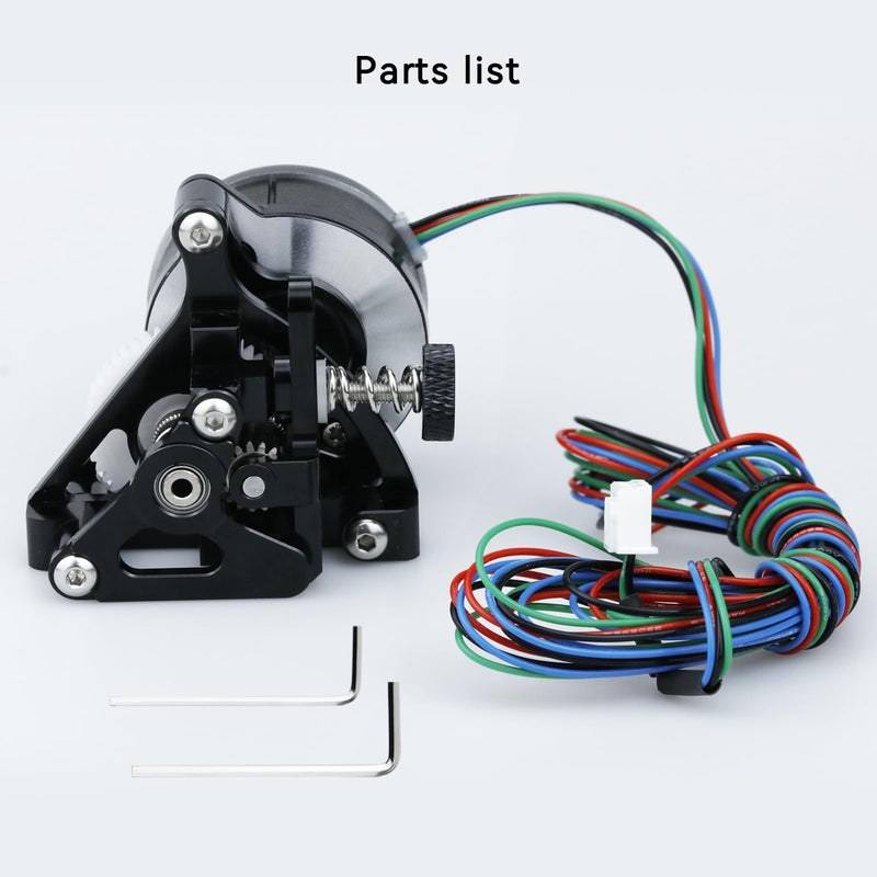 [Australia - AusPower] - Upgrade 3D Printer Accessories Parts Lightweight Sherpa Dual Gear Mini Extruder with Motor Compatible with Ender3v2 Pro Cr10 Q5 Qq-S Voro2.4 V0.1 0.2 Sprite Extruder Heater Block Kit A 