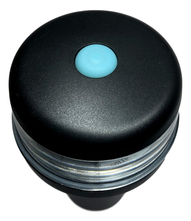 Pactrade Marine Navigation Lights for Boats LED - White Battery Powered Nav Lights for Boats - Surface Mounts (Curved), Fixed Base, 2-Mode Operation - 1NM Waterproof