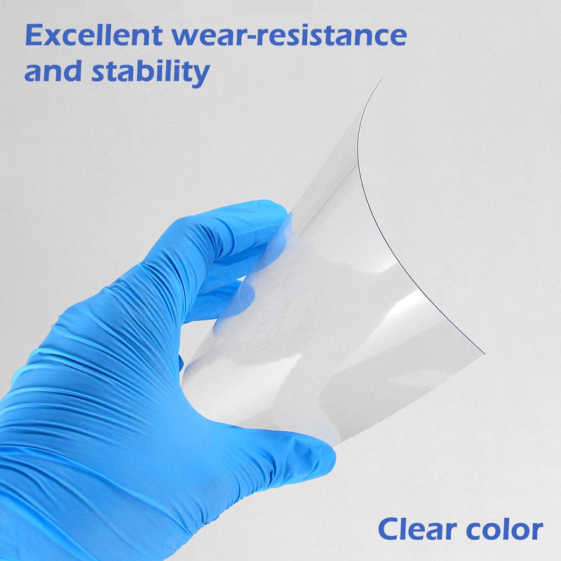 [Australia - AusPower] - JMU Dental Vacuum Forming Sheets Hard Crystal 0.75mm, 5 Sheets Dental Lab Splint Thermoforming Materials Square 5'' x 5'' 