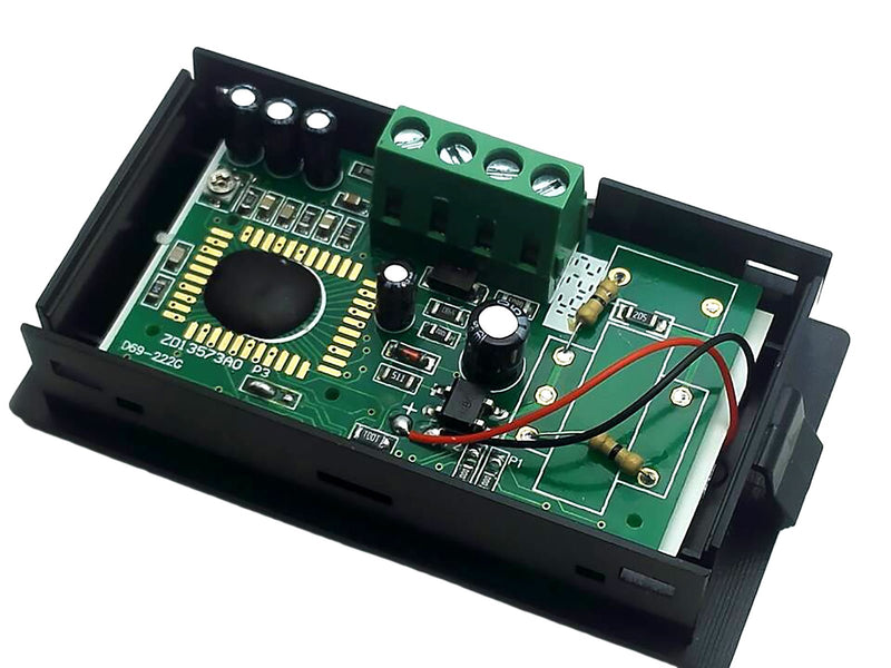 [Australia - AusPower] - Blue LCD Digital Volt Panel Meter Voltmeter AC 0-200V 4 Wire 