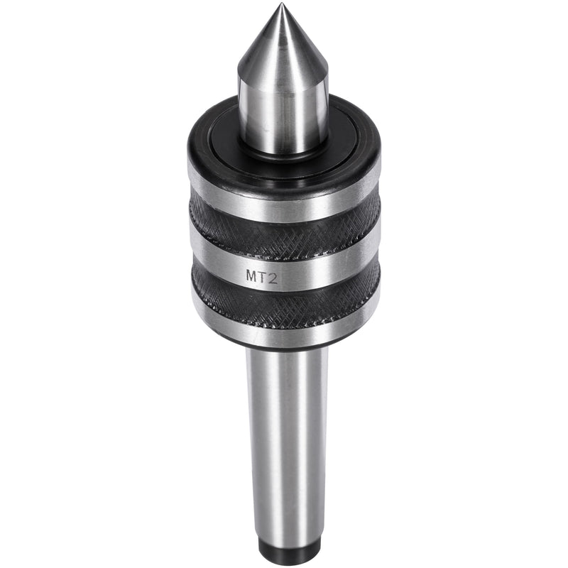 [Australia - AusPower] - Heavy Duty MT2 Live Center, MT2 Precision Rotary Live Revolving Milling Center Taper Metal Work Lathe Tool for High Speed Turning, Lathe Medium Duty CNC Work (MT2 Live Center) 