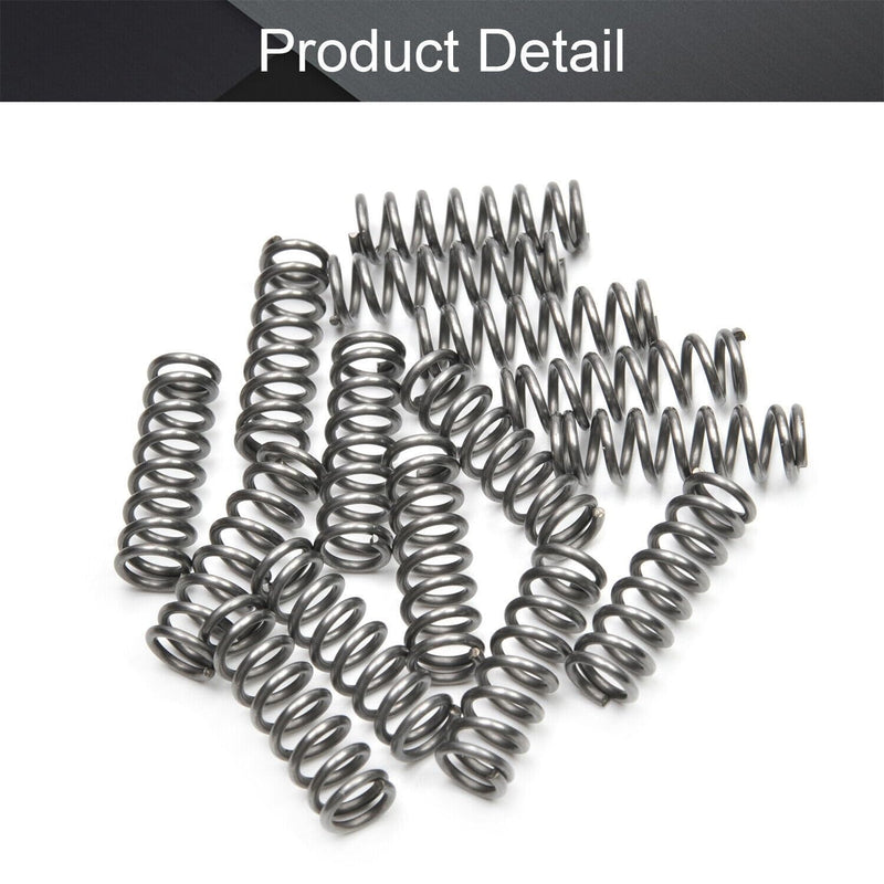 [Australia - AusPower] - 20pcs Small Compressed Spring 304 Stainless Steel Pen Spring, Release Spring 10-30mm ( 0.39"-1.18" ) Length, Outer Diameter 4-6mm ( 0.16"-0.24" ) Small Springs Compression ( Style : 20pcs , Size 0.3mm*4mm*25mm 