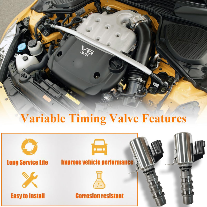 [Australia - AusPower] - Intake & Exhaust 237966N200 Variable Valve Timing (VVT) Solenoid Fit for INFINITI EX35 FX45 G37 M37 M45 Q45 Q70 QX50 QX56 QX60, for Nissan 370Z Armada Frontier, Oil Control VVT Valve Replace# TS1043 