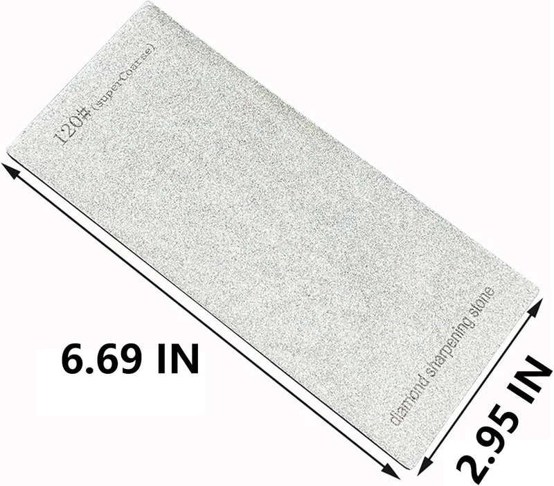 [Australia - AusPower] - 3 PCS Diamond Sharpening Stone Diamond Knife Sharpener Plate Honing Whetstone for Knives Chisel (240#+600#+1200#) SET-B 