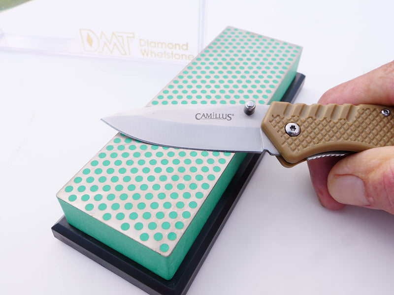 [Australia - AusPower] - Diamond Machining Technology (DMT) W6EP Diamond Whetstone Sharpening Stone With Plastic Case, Extra Fine, 6 Inch , Green 