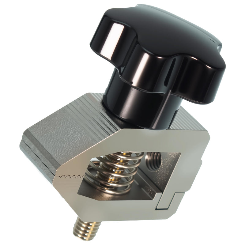 [Australia - AusPower] - SJJ-01 Push Pull Force Fixture 500N High Loading Capacity Stainless Steel Jaw Clamp Thrust Tension Meter HJJ-001clamp（1pcs) 