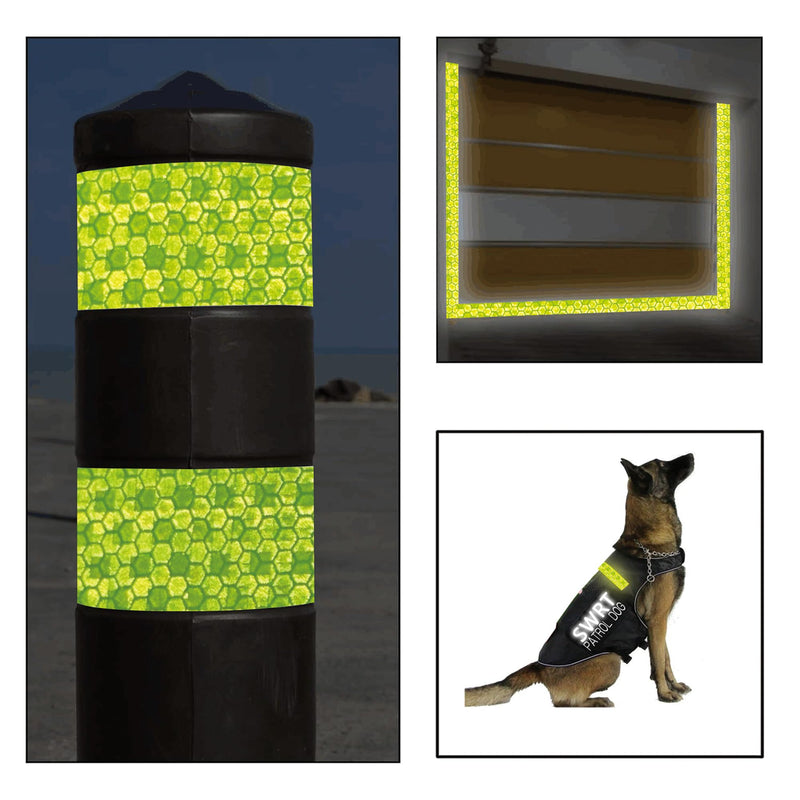 [Australia - AusPower] - Reflective Tape 2 Inch x 30 Feet DOT-C2 Shining Star Fade Resistant Green Reflective Tape Outdoor Waterproof Strong Adhesive Safety Warning Tape Reflector Conspicuity Tape for Trailer Trucks Bike 2IN x 30FT 