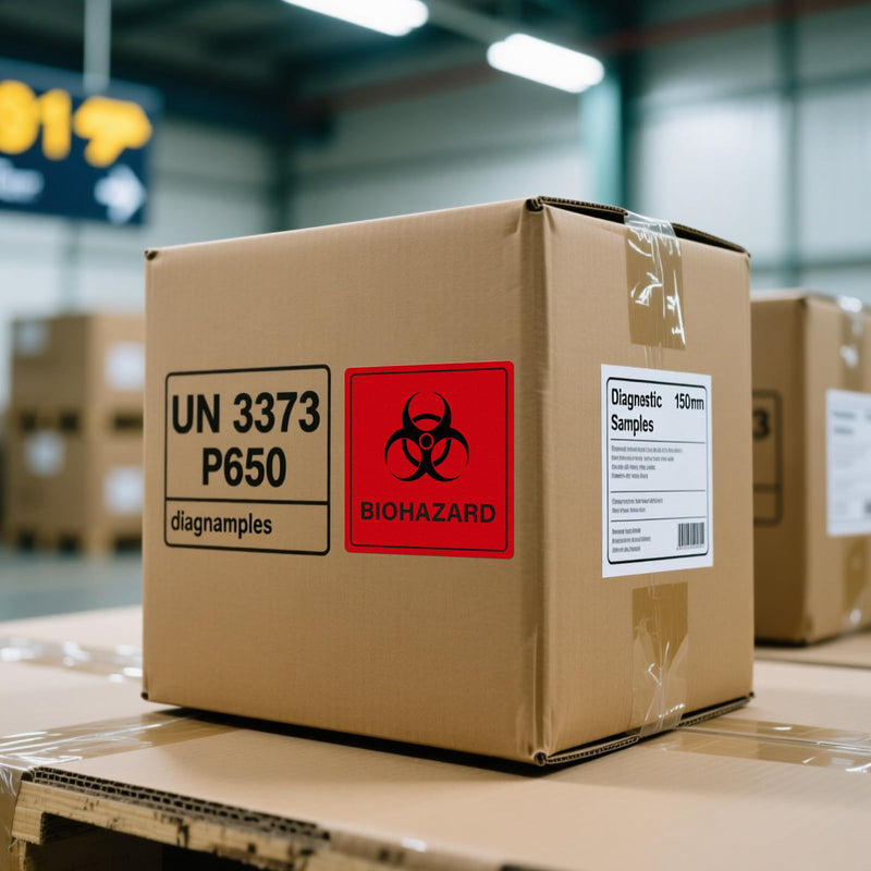 20 Pack Biohazard Warning Stickers 6" x 6" Large Red Self-Adhesive Biohazard Sign Waterproof & Tear-Resistant Safety Signs for Labs Medical Waste Hazardous Containers Facility Warning