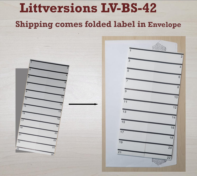 3/4" Breaker Side 42 Circuits 2 Labels Vinyl Fuse Box Circuit Breaker Panel Directory Labels Stickers Decals for All Electrical Panel/Load Centers Waterproof 3/4" 42 Circuits