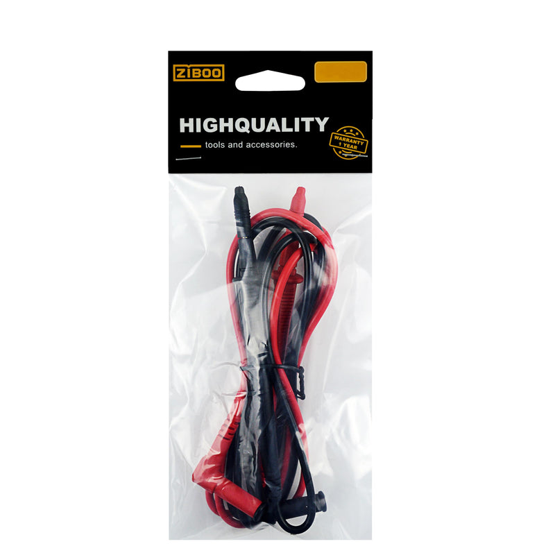 [Australia - AusPower] - ZB-X20 Ultra-Sharp Test Leads Multimeter Meter Tester Needle Point 35” Test Probe Lead 1000V 20A Compatible with FLUKE/Amprobe/Extech/Hioki/SANWA/Klein Tools/Digital Multimeters ZIBOO X20 