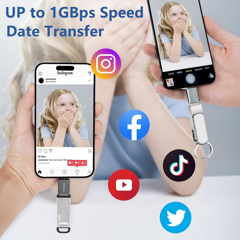 [Australia - AusPower] - (4-Pack) 2 * Type C Female to A Male Charger Converter & 2 * USB C Male to USB Female OTG Adapter, for iPhone 12, 13, 14, 15, Apple, AirPods, iPad, MacBook, Samsung Galaxy S23, S22,MacBookPro 