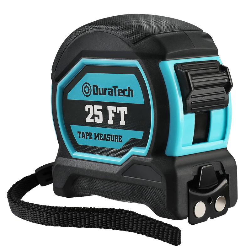 [Australia - AusPower] - DURATECH Magnetic Tape Measure 25FT with DuraTech 4 PCS Snap Ring Pliers Set, Retractable Measuring Tape, Easy to Read Both Side Measurement Tape, 7 Inch Heavy Duty Internal & External Circlip Pliers 