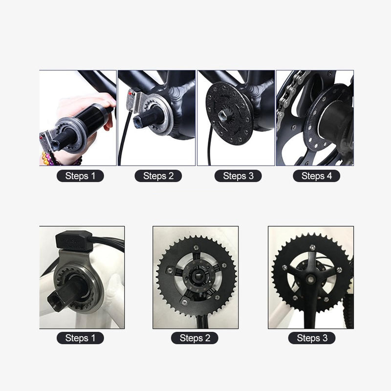 [Australia - AusPower] - Hall Effect Sensor, Pedal Assist Kit, 12 Magnets Right Dual Electric Assist Sensor Accessories 
