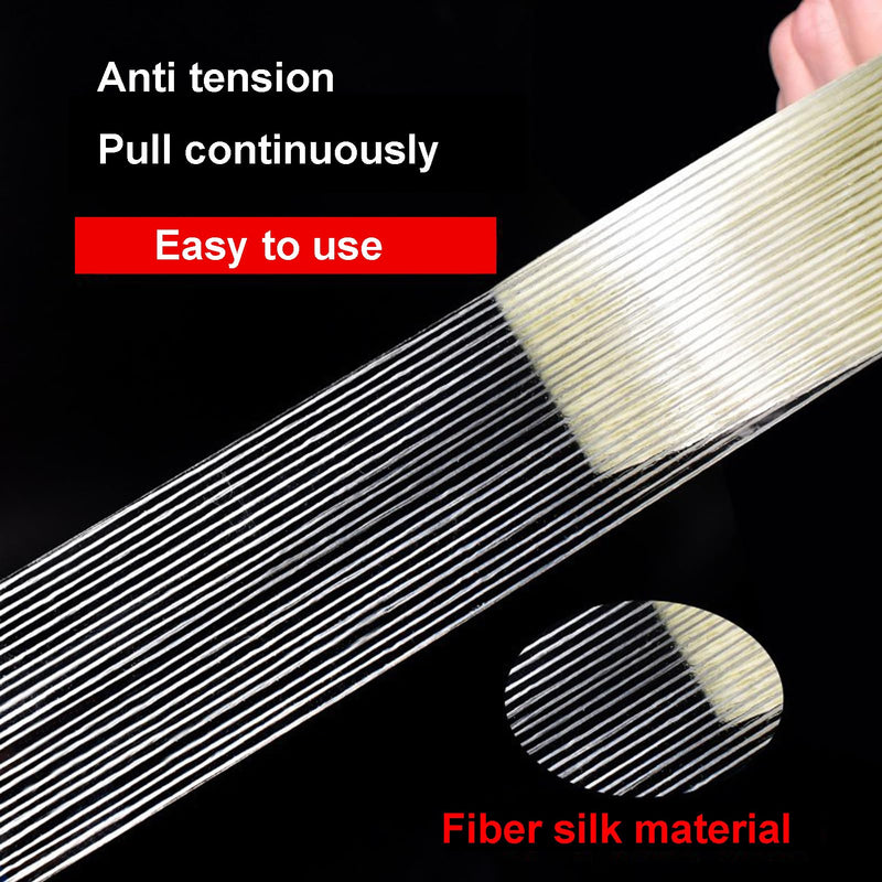[Australia - AusPower] - 5.5 Mil 2 Rolls 1 Inch x 55 Yards Filament Tape - Heavy Duty Fiberglass Reinforced Packing Tape 1 Inch X 2 Pack 