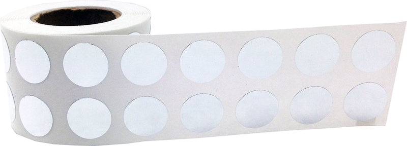 Metallic Silver Circle Dot Stickers, 1/2" Inch, 1000 Labels per Roll - Ideal for Organizing, Decorating, Labeling and Crafting in Homes, Schools, and Office Use Metallic Silver
