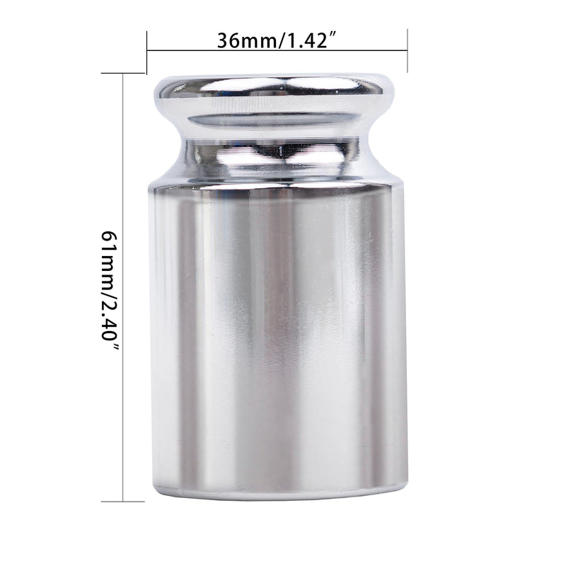 [Australia - AusPower] - TEXALAN(R) M2 Chrome Scale Calibration Weight for School Lab Factory 500G 