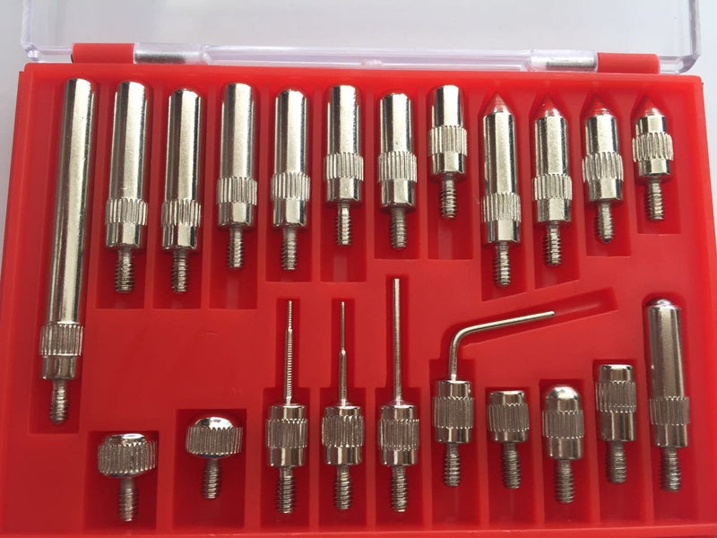 [Australia - AusPower] - 22 Piece Dial & Electronic Indicator Point Set-inch Thread 4-48 