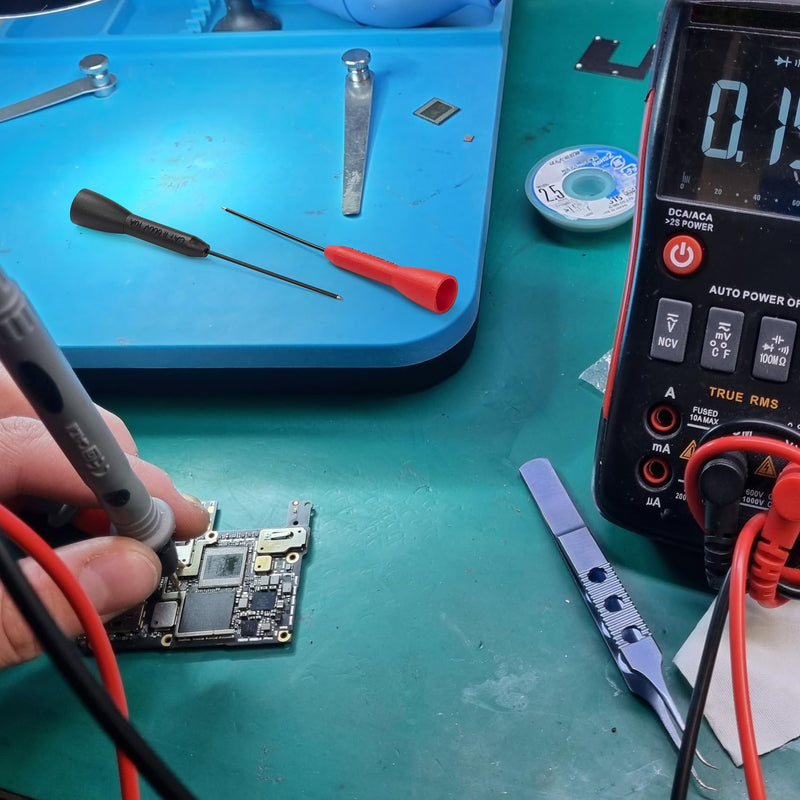[Australia - AusPower] - 6 Pack 2mm Test Probes, 600V/10A Non-Destructive Multimeter Test Needle for Leads tl71 tl75 