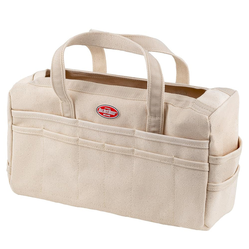 Bucket Boss - Original Rigger’s Bag - Natural, Tool Bags - Original Series (60002) , Beige 17 x 6 x 10.5 inches Solid Black