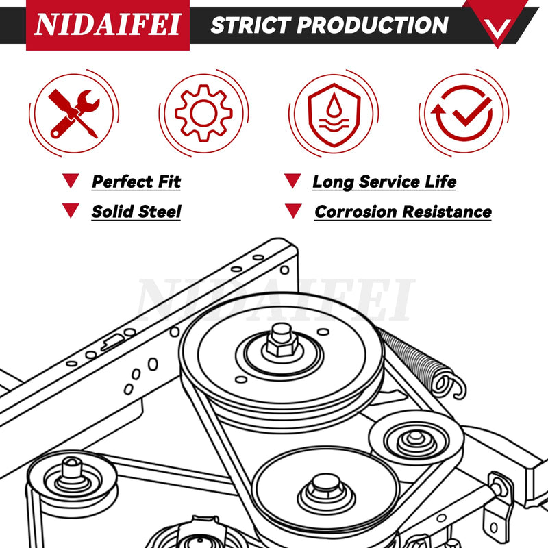 [Australia - AusPower] - 532139245 Idler Pulley Replaces 532139245 Pulley Idler Craftsman Idler Pulley 139245 Idler Pulley, 127783 Pulley Idler Craftsman 127783 Idler Pulley, 532127783 Idler Pulley 1 Pack 532139245 Idler Pulley 