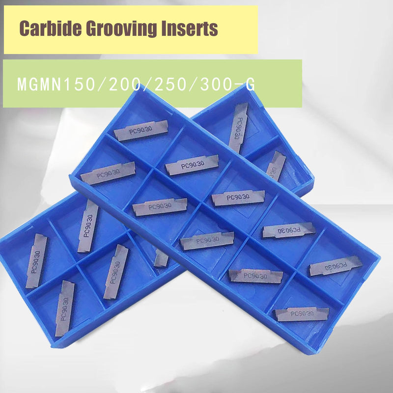 13 Piece Lathe Punching Tool Holder MGEHR1212-1.5 with 11-Piece MGMN150-G Carbide Indexable Inserts (MGEHR1212-1,5+MGMN150) MGEHR1212-1.5+MGMN150