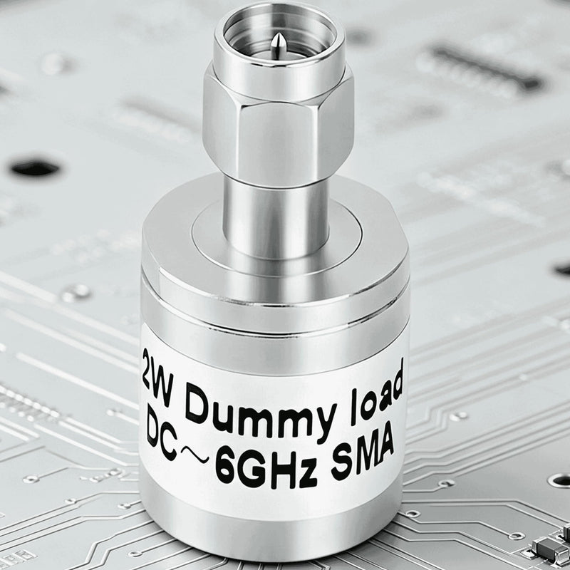 BECEN 2W SMA Dummy Load DC-6GHz 50 Ohm SMA Male RF Dummylast HF VHF | 6GHz 2W SMA male dummy load low VSWR ideal for Ham Radio antenna signal testing BC-TE02-2W SMA