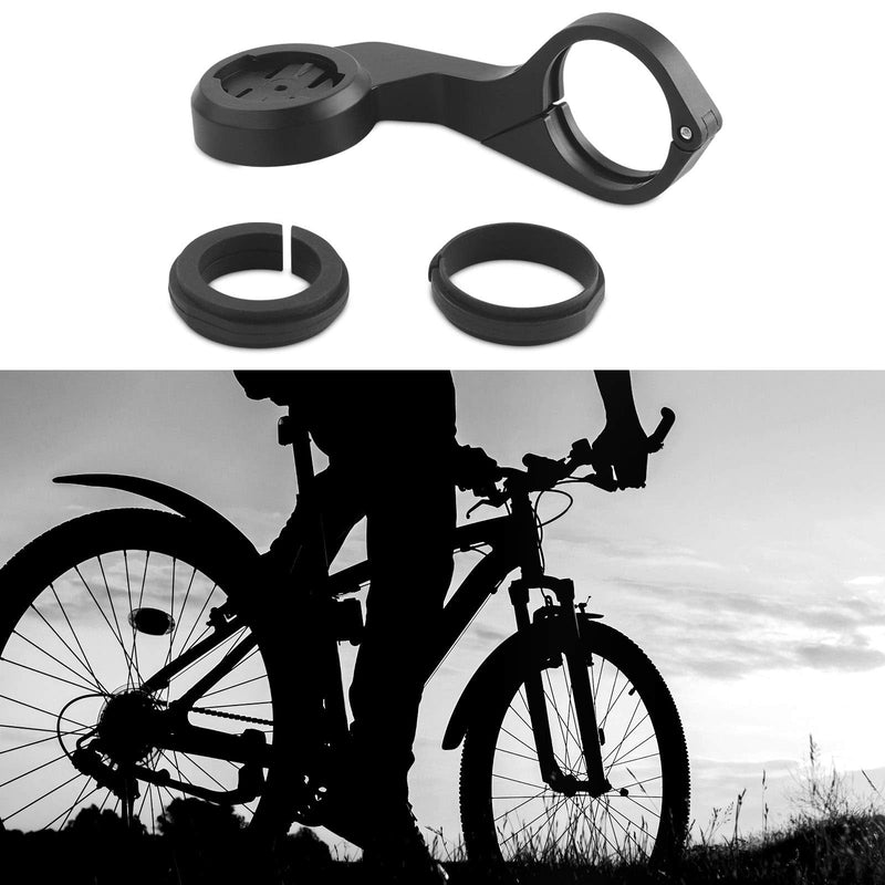 [Australia - AusPower] - CooSpo Bike Computer Mount, Out-Front Bike Computer Mount Compatible with Garmin,Wahoo,XOSS Bike Computer, Out Front Bracket Plastic Bike Computer Mount Adapter Base YCJ-BK 