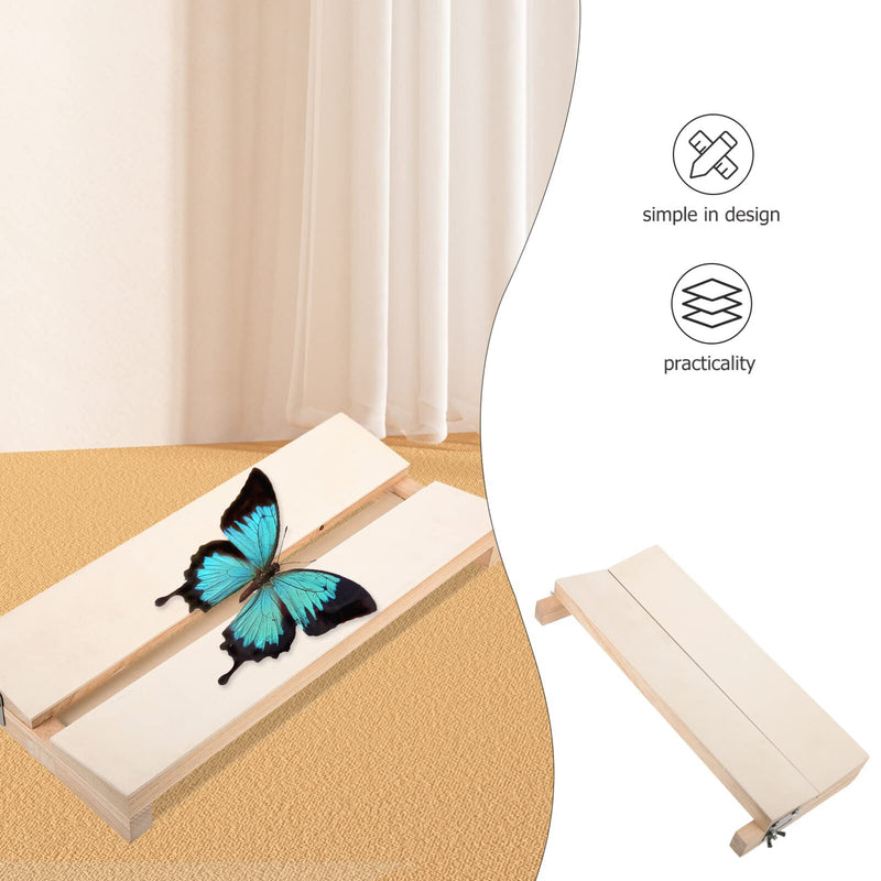 [Australia - AusPower] - Yardwe Specimen Display Board Pinning Board Adjustable Labs Boards Butterfly Mounting Specimen Spreading Wings Board for Science Education 