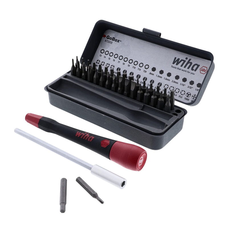 [Australia - AusPower] - Wiha 75958 Piece GoBox Precision Micro Bit Set FASTENER,BIT 