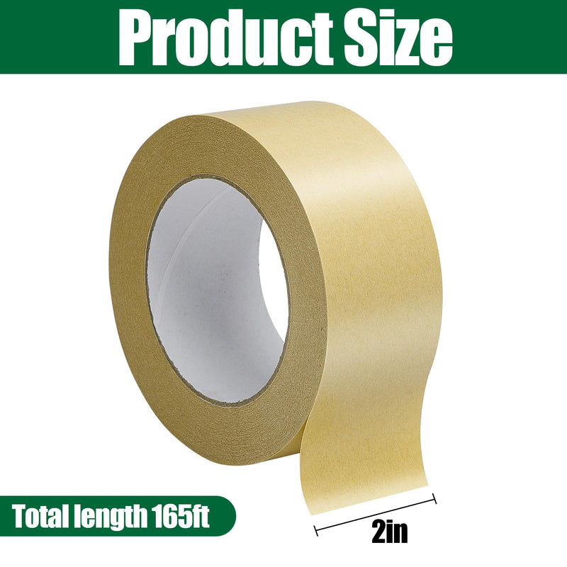 DECOHS 165 Ft x 2 Inch Tree Insect Barrier Tape, Cicada Tree Wrap Protection Tape, Adhesive Crawling Insect Tree Tape for Protecting Fruit Trees Plants Outdoor Lawn Garden