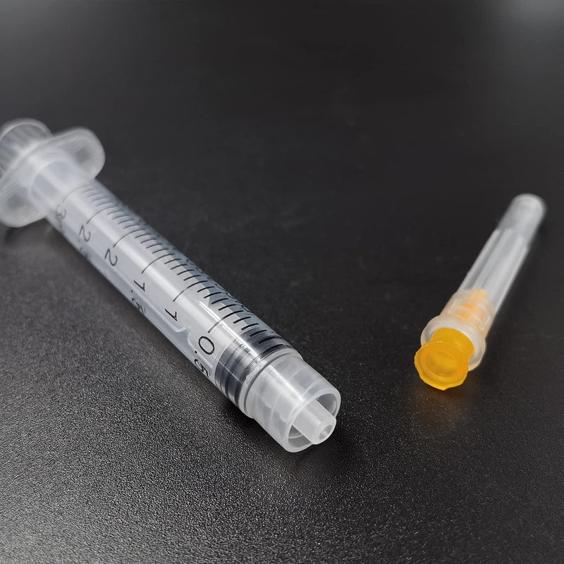 [Australia - AusPower] - 3ml/cc Luer Lock with 25Ga 1inch Lab Tool Individual Wrapped Pack of 25 