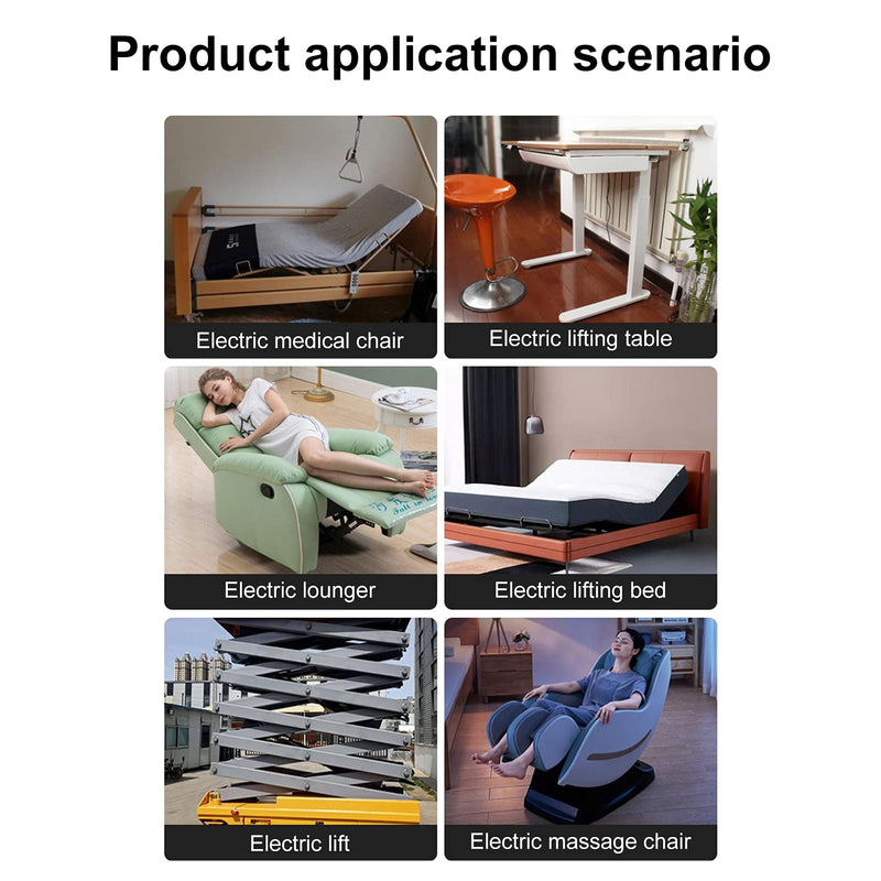[Australia - AusPower] - Micro Linear Actuator, Mini Electric Linear Actuator Stroke 6" 12V DC, Built in Limit Switch, High Speed Low Noise, Mini Waterproof Motion Actuator for Sofa Massage Recliner Home(30mm/s-20N) 