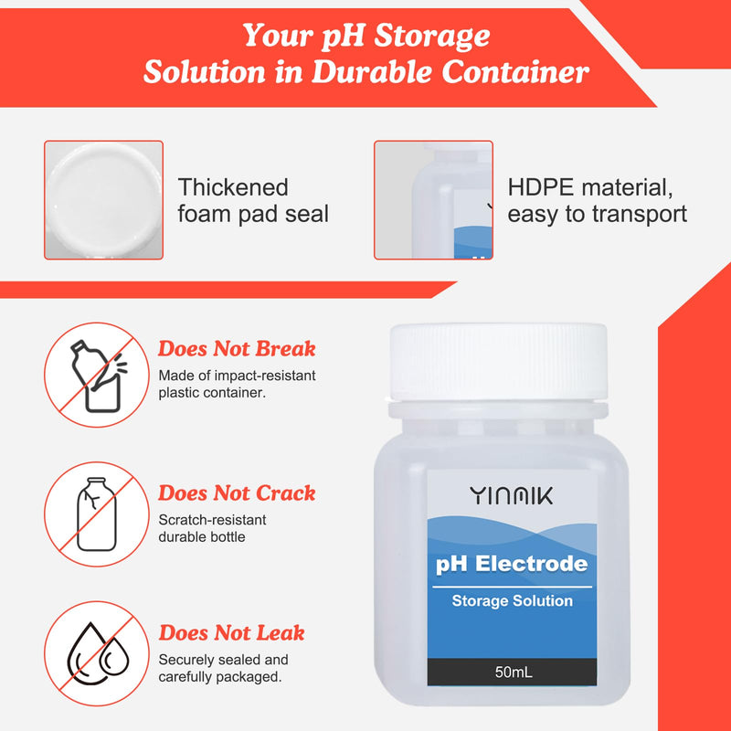 [Australia - AusPower] - YINMIK Food pH Meter with pH Storage Solution 