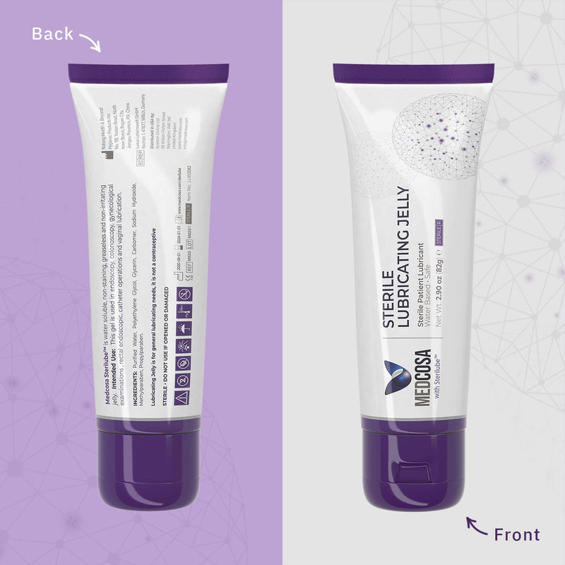 [Australia - AusPower] - Medcosa Sterile Lube & Surgical Lube | Water Based Lubricating Jelly | Medical Lubricant [4 x 2.9oz] Flip Top Tube for Sounding Rod | Baby Doppler Gel Lubricant 2.9 Ounce (Pack of 4) 
