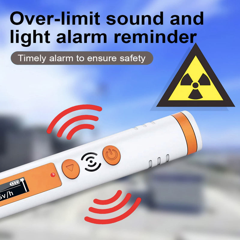 [Australia - AusPower] - Geiger Counter, Personal Radiation Detector Nuclear Dosimeter Emf Radiation Meter Nukalert Micro Beta Gamma X Ray Radiation Monitor GM Tube Device Meter for Home Thyrosafe Uranium Survival Gear 