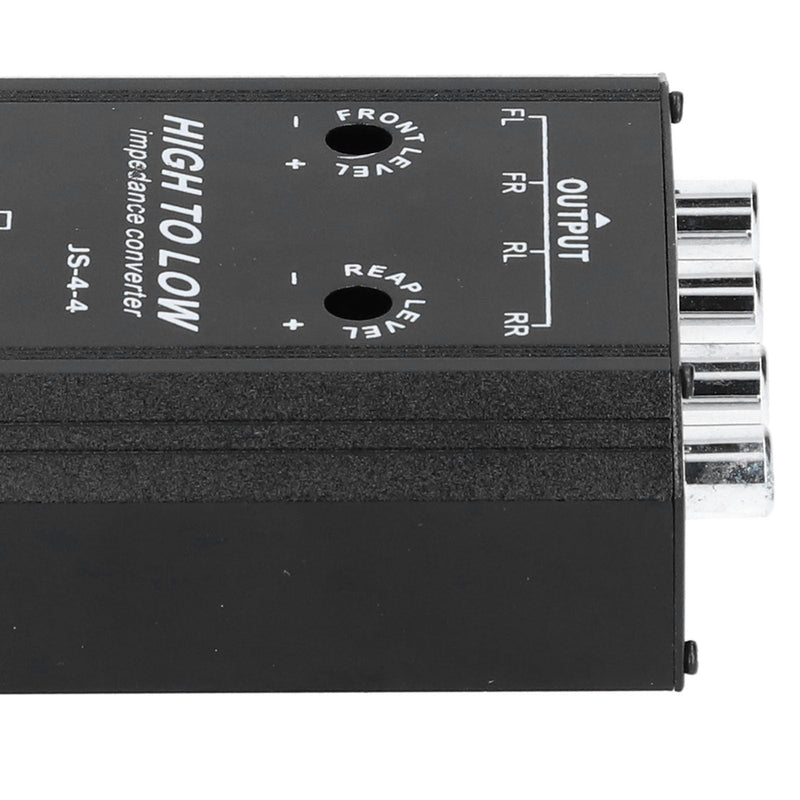 [Australia - AusPower] - Audio Converter, 4 Channel Audio Impedance Converter High Low R CA Line Car Stereo Radio Speaker Frequency Filter for Car Power Amplifier 