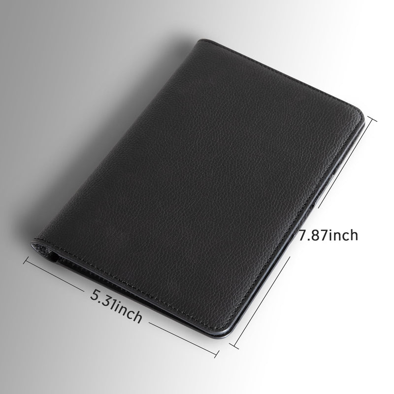 [Australia - AusPower] - CoBak Server Book - Leather Server Books for Waitress .Waitress Book Organizer with Clear Pockets,Money Pockets with Pen Holder Fit Server Apron *Classic-Black 