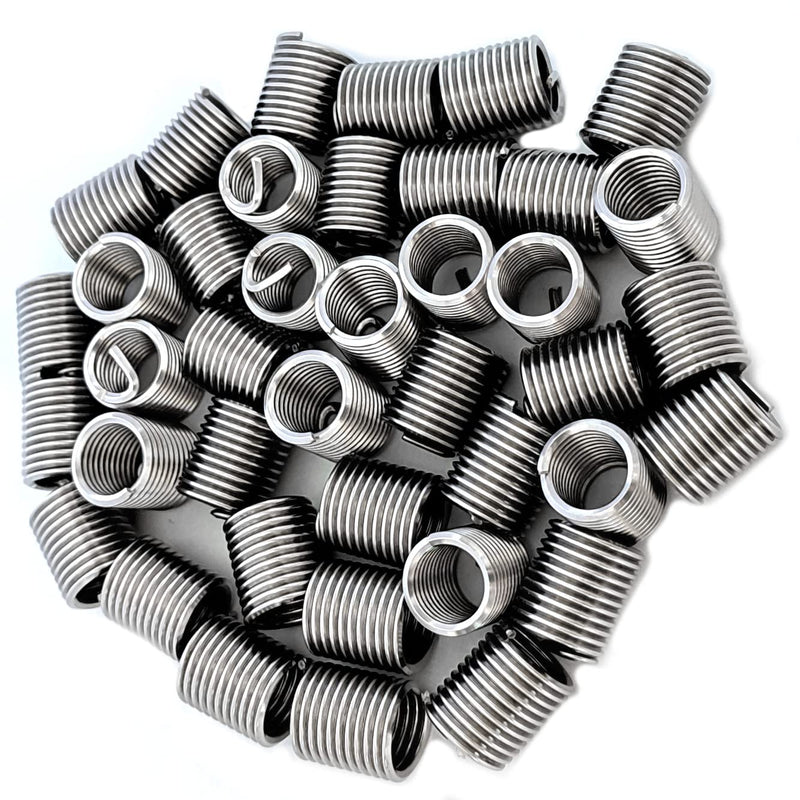 [Australia - AusPower] - M10 x 1.5mm x 2D Helicoil Wire Inner Thread Inserts, Coiled Wire Helical Screws, 304 Stainless Steel, Metric, 40Pcs M10 x 1.5mm x 2D 