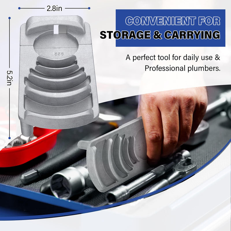 [Australia - AusPower] - Deburring Tool for Plastic Pipe, Professional PVC Pipe Reamer Deburrs Six Pipe Sizes: 1 1/4-Inch - 4-Inch, Effective Pipe Reamer Deburring Tool for PVC Pipe Reamer w/Sharp Blade, PVC Chamfer Tool 6 Sizes 