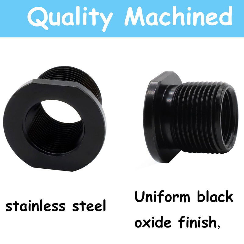 [Australia - AusPower] - Thread Protector, 1/2 x 28 Convert to 5/8x24 with Crush Washer Steel (2 Pack) 