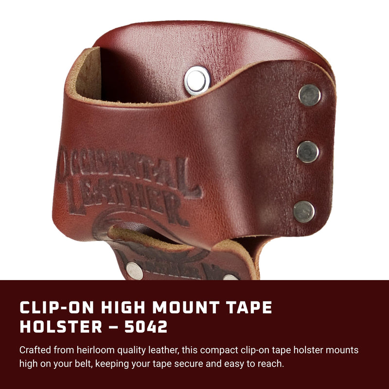 Occidental Leather Clip-On Tape Holster - Medium - Accepts Up to 2” Belt - Made in USA