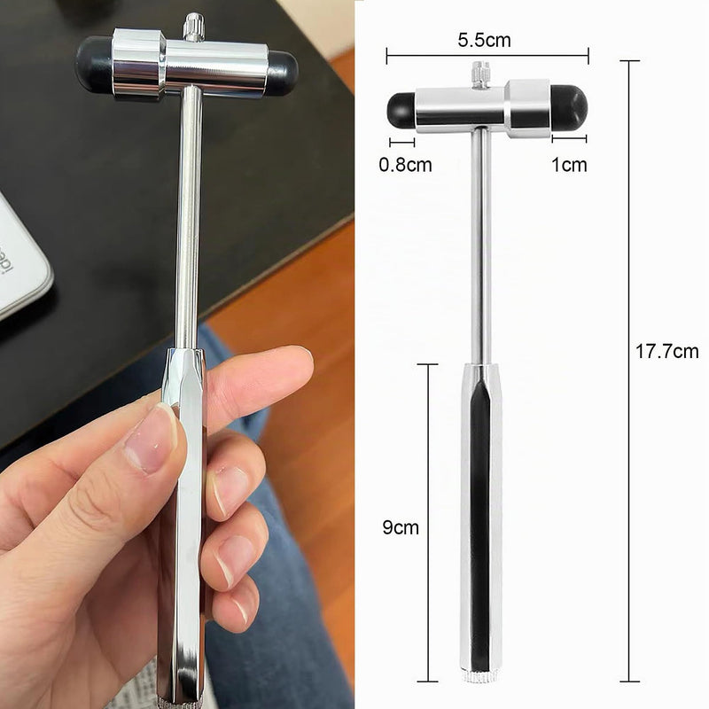 Trömner Reflex Hammer, Percussion Reflex Hammer, Neuro Reflex Hammer with Brush and Needle for Skin Reflections and Surface Reactions