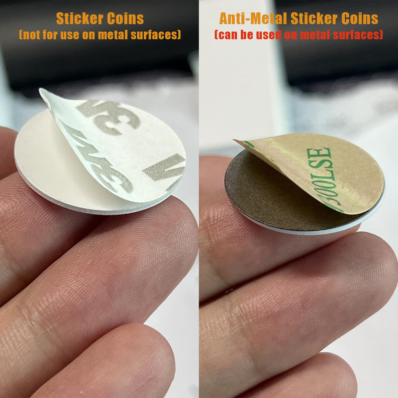 [Australia - AusPower] - Blank T5577 Rewritable 125Khz RFID Small Coin Round Card with Sticker-10pcs 10 