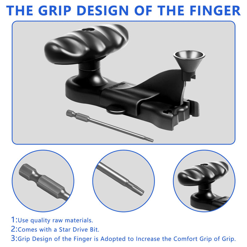 [Australia - AusPower] - Hideaway Hidden Fastener Installation Tool, Compatible with Trex Hidden Fasteners, Installing Decking Boards Hidden Fastener in One Step, Included Star Drive Bit. Fast&efficient Installation Decking. 