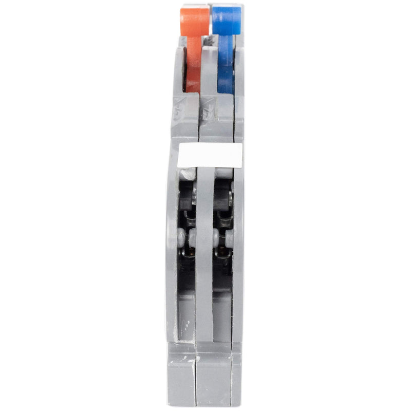 Connecticut Electric UBIZ1520 Newly Manufactured Zinsco R381520 Replacement, Twin/Tandem 15/20 Amp Thin Series Circuit Breaker, Gray