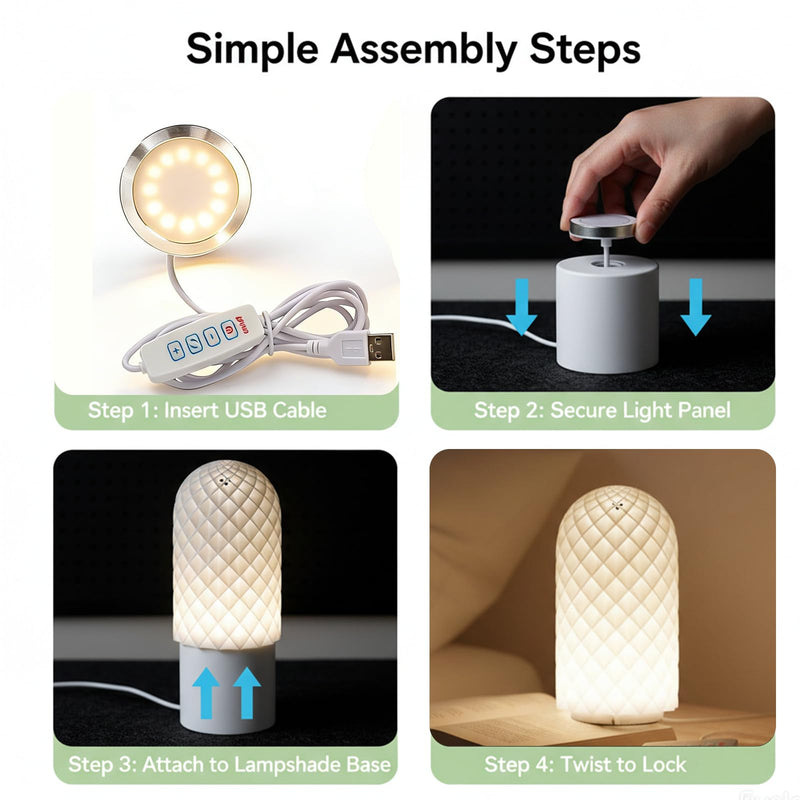 [Australia - AusPower] - 5PCS LED Lamp Kit 001 Three Colors for Bambu Lab H2D/X1/P1P/A1 mini Makerworld for anycubic Makeronline 3D Printer Light DIY Hardware Model Spare Parts 5V USB Powered, 3000K Warm Light 5 
