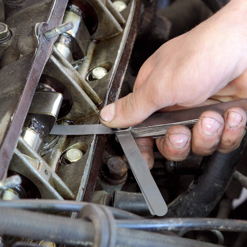 [Australia - AusPower] - Feeler Gauge 32 Pieces Universal Blade for Measuring the Gap Width, Thickness Pack of 32 feeler gauge 