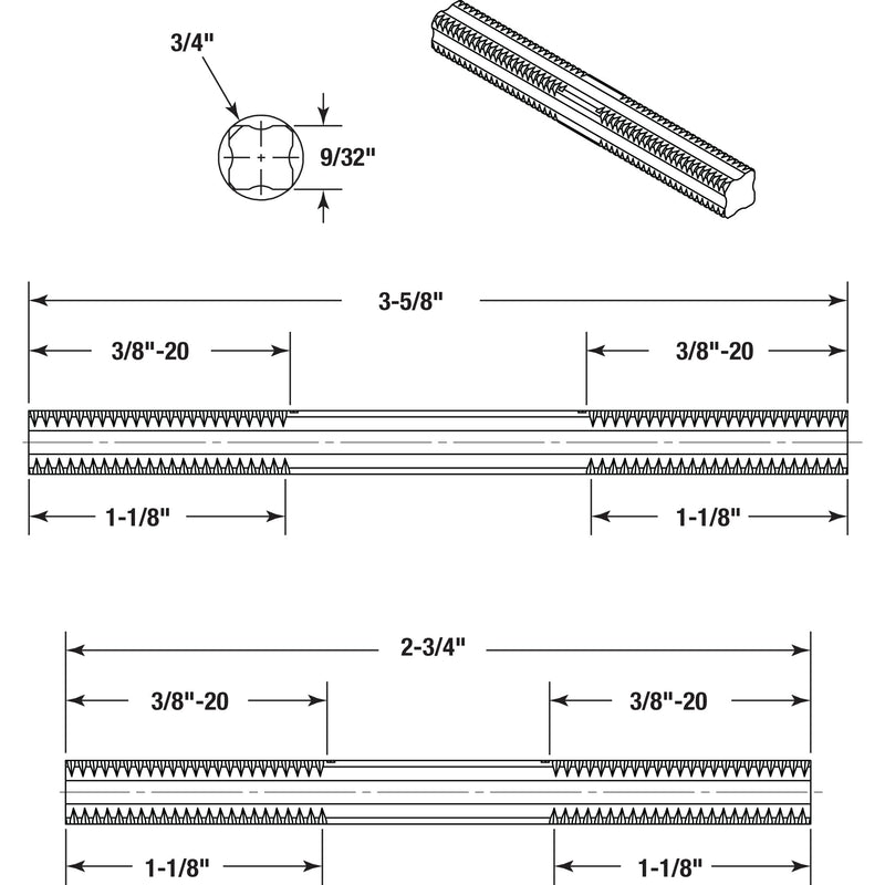 Prime-Line E 2663 French Colonial Door Levers, Heavy Weighted Casting Design, Satin Nickel, 1 Set 1/4 Inch